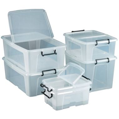 plastic tower storage boxes