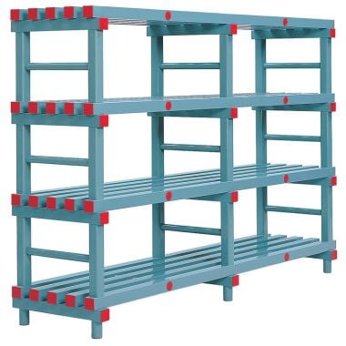 Plastic Shelving Tiered Hygienic Racking Cold Room